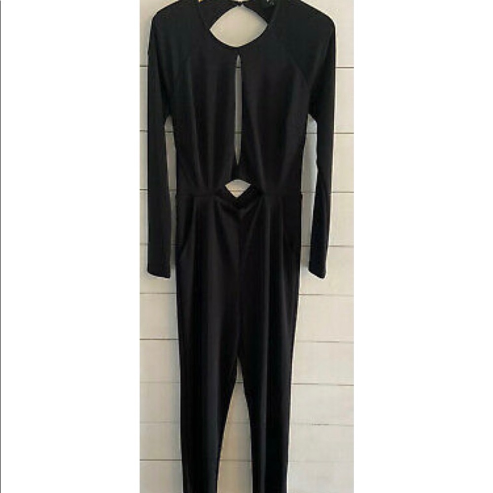 Nasty Gal NWT Black Jumpsuit with Cutouts XS